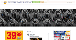Desktop Screenshot of fayettepartsservice.com